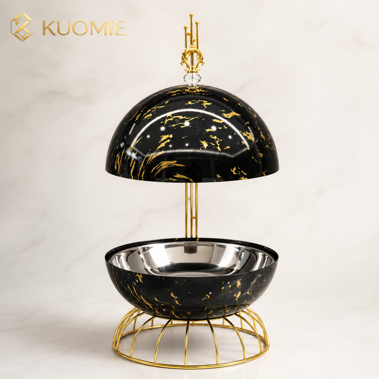 8L Luxury Chafing Dish with Hanging Dome Lid | KUOMIE