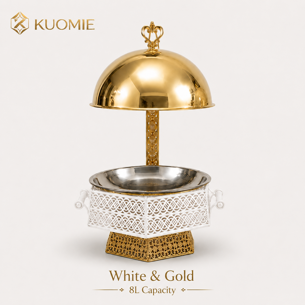 KUOMIE Luxury Chafing Dish | Premium Buffet Food Warmer