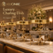 9L Rosevine Round Chafing Dish with Elevated Gold Cover | KUOMIE