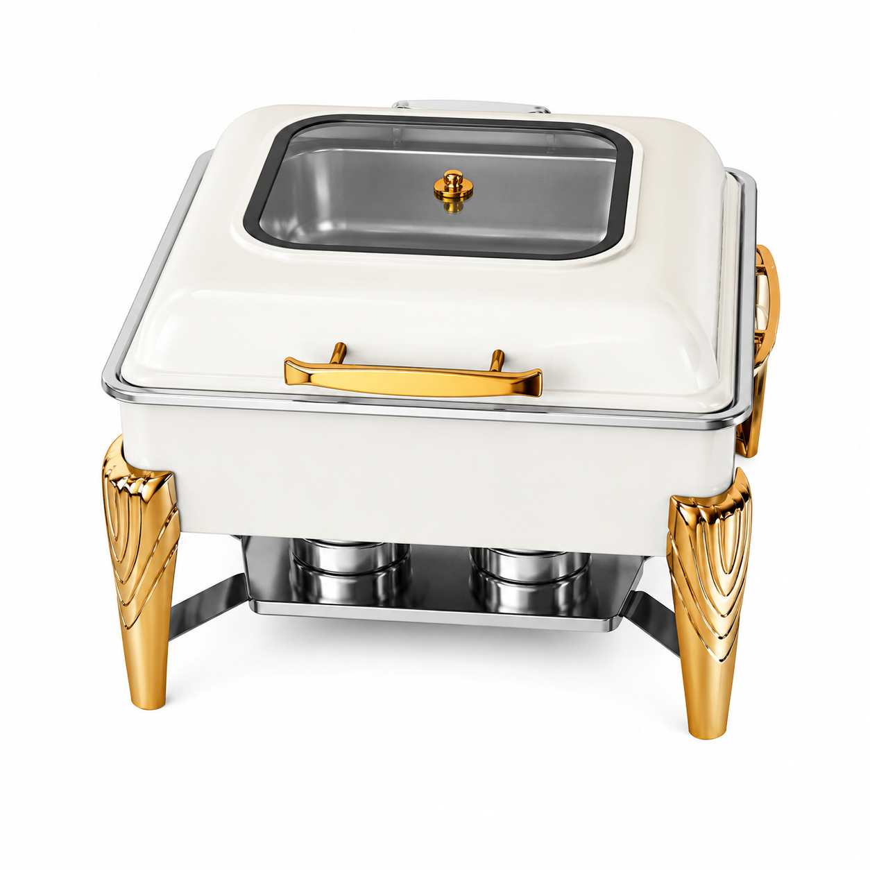 Premium Roll Top Chafing Dish Set – Commercial Buffet Food Warmer for Hotels, Catering & Wedding Banquets