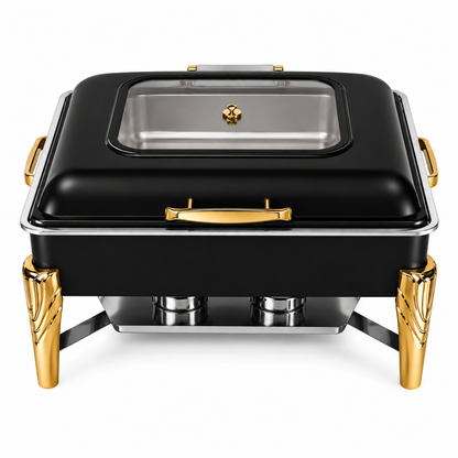 Premium Roll Top Chafing Dish Set – Commercial Buffet Food Warmer for Hotels, Catering & Wedding Banquets