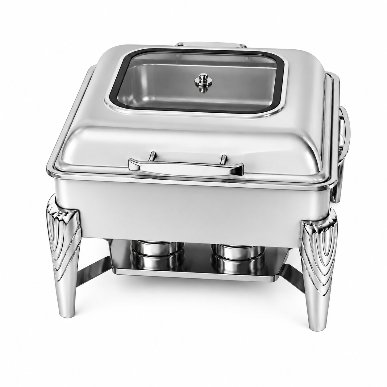 Premium Roll Top Chafing Dish Set – Commercial Buffet Food Warmer for Hotels, Catering & Wedding Banquets