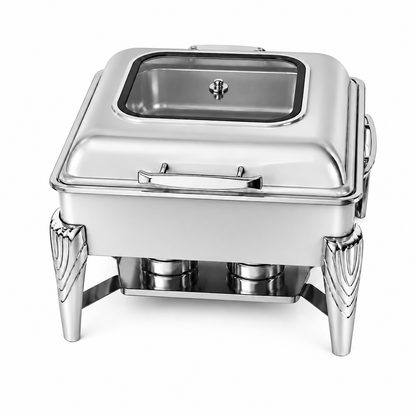Premium Roll Top Chafing Dish Set – Commercial Buffet Food Warmer for Hotels, Catering & Wedding Banquets