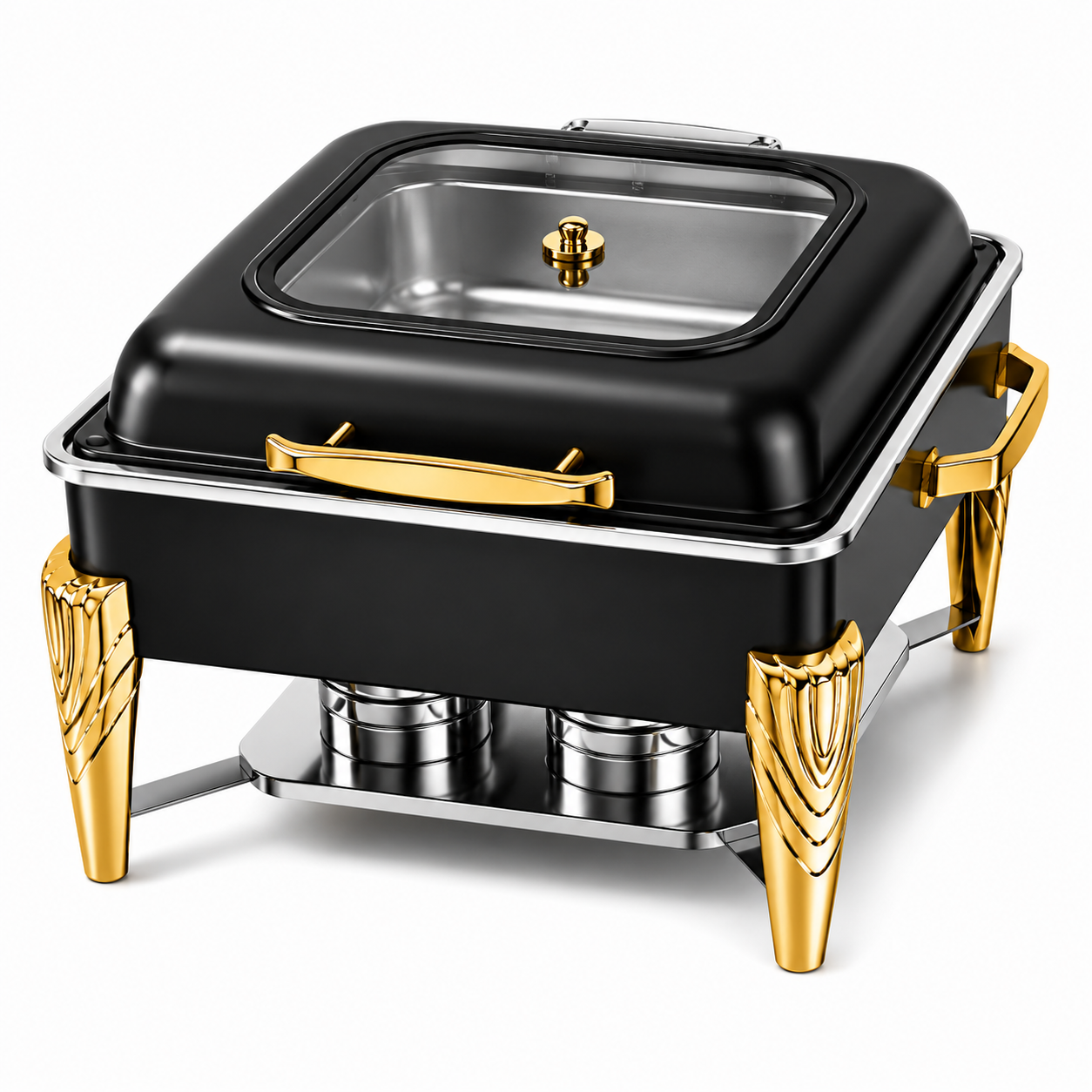 Premium Roll Top Chafing Dish Set – Commercial Buffet Food Warmer for Hotels, Catering & Wedding Banquets