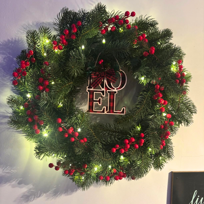 40PCS Faux Red Berry Holly Stems Holiday Table Centerpiece Vase Fillers for Christmas and New Year - kuomie