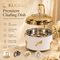 KUOMIE 10L Luxury Chafing Dish | Gold Buffet Food Warmer