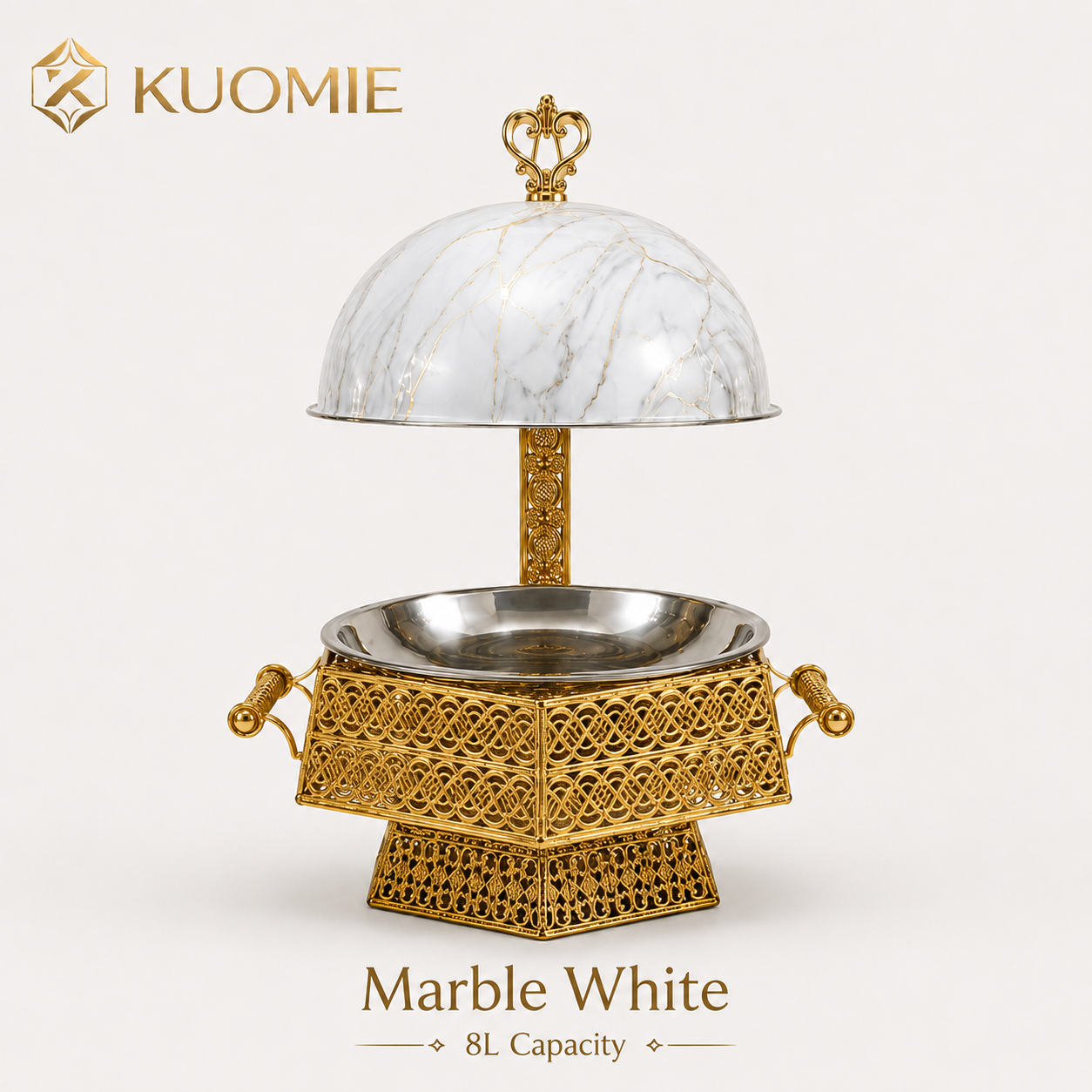 KUOMIE Luxury Chafing Dish | Premium Buffet Food Warmer