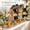 KUOMIE 8L/10L Gold Buffet Chafing Dish, Elegant Food Warmer for Weddings and Banquet Service