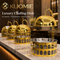 KUOMIE Luxury 8L Gold Chafing Dish with Hanging Dome Lid | Stainless Steel Buffet Food Warmer for Wedding, Hotel & Catering