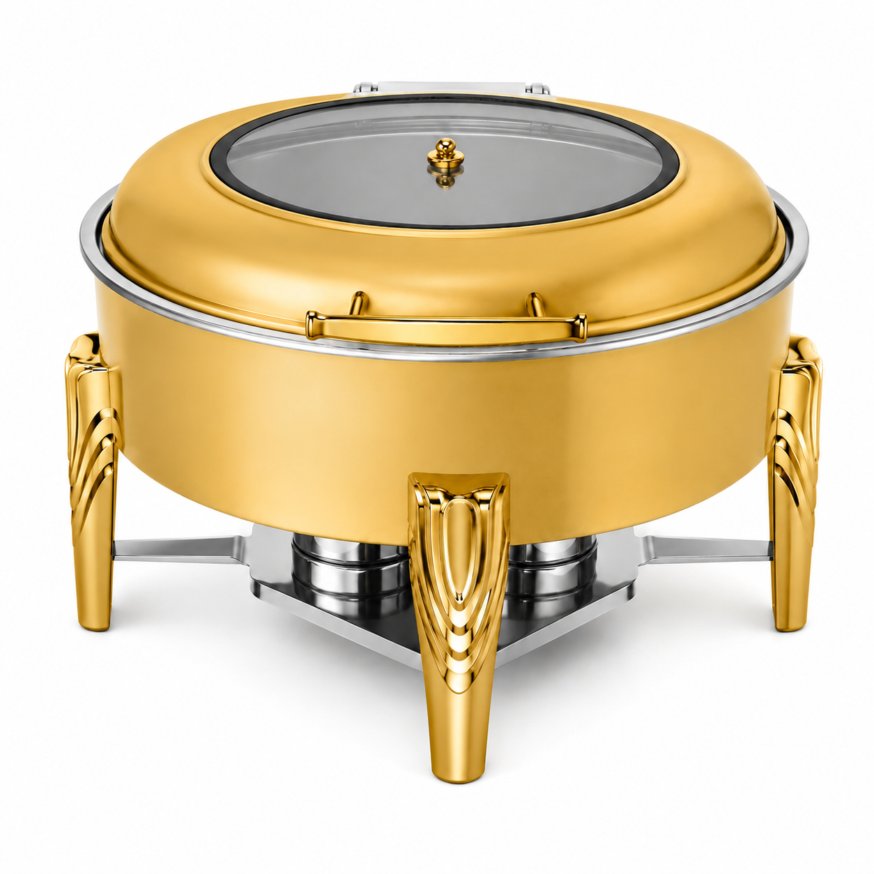Premium Roll Top Chafing Dish Set – Commercial Buffet Food Warmer for Hotels, Catering & Wedding Banquets