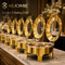 6L Round Chafing Dish with Glass Lid | KUOMIE