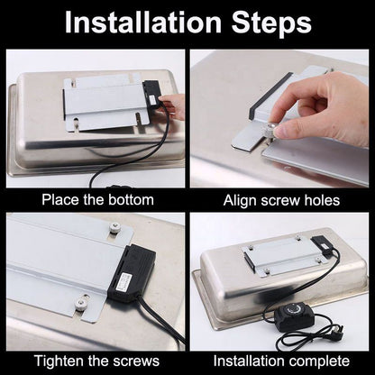 Electric Food Warmer Heating Plate with Adjustable Thermostat for Chafing Dish & Buffet Warmer