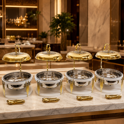 Luxury Stainless Steel Chafing Dish for Buffet, Wedding & Catering