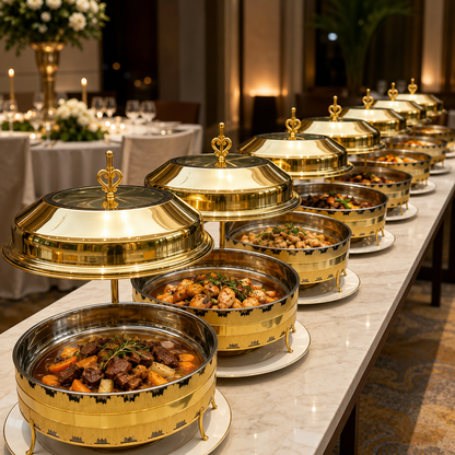 20L Suspended Dome Chafing Dish | KUOMIE GrandServe