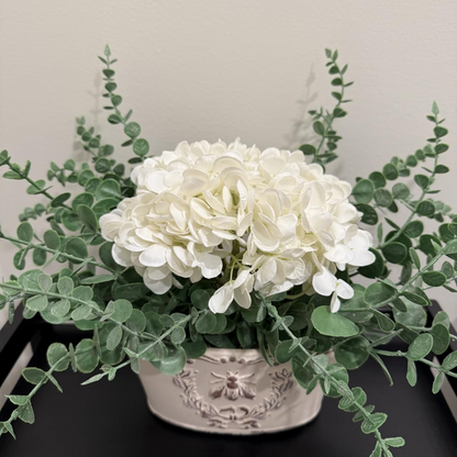 24pcs Eucalyptus Stems Artificial Eucalyptus Leaves Fake Greenery Branches Fake Flowers for Wedding Centerpiece Spring Easter Farmhouse Home Decoration - kuomie