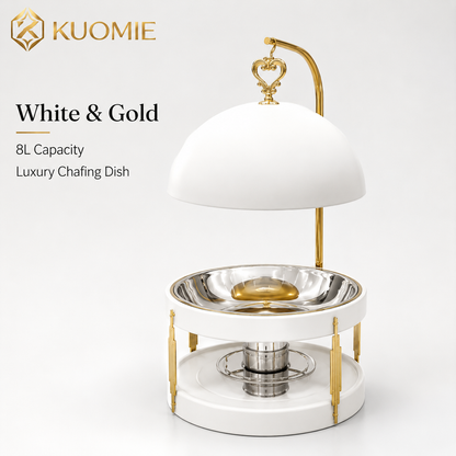 Luxury 8L  Chafing Dish with Hanging Lid for Wedding Buffet and Hotel Catering