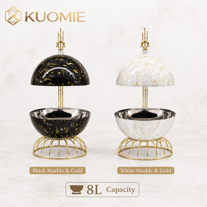 8L Luxury Chafing Dish with Hanging Dome Lid | KUOMIE