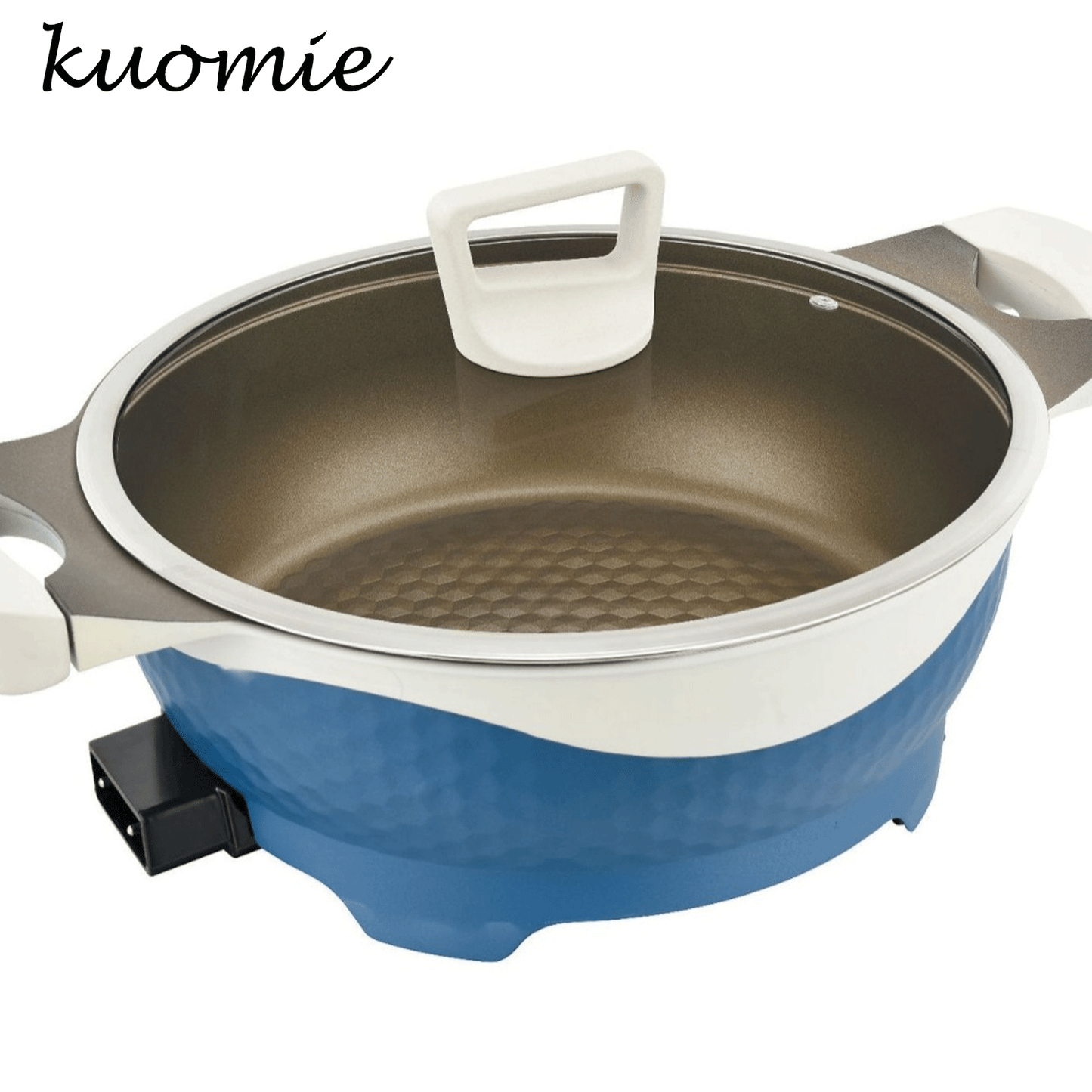 6L Electric Hot Pot - Shabu Shabu Pot,Maifan stone electric hot pot, barbecue and simmering all-in-one pot,1500W with 5-Temp Control, Non-Stick & BPA-Free, Perfect for Family Dinners & Parties