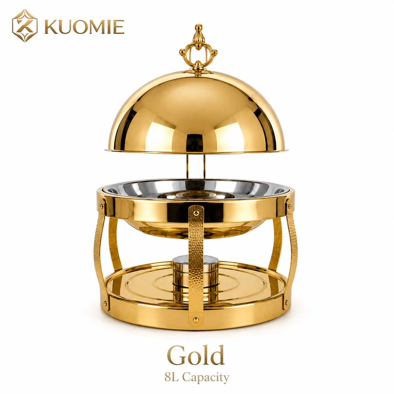 KUOMIE Chafing Dish | Luxury Buffet Food Warmer for Weddings & Catering
