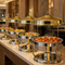 Luxury Gold Round Chafing Dish Buffet Food Warmer