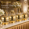Luxury Gold Chafing Dish with Hanging Dome Lid and Stainless Steel Inner Bowl