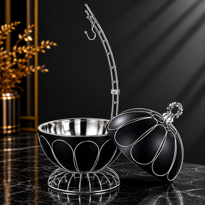 Luxury 8L Hanging Lid Chafing Dish – Premium Buffet Food Warmer for Hotels, Weddings & Catering Events