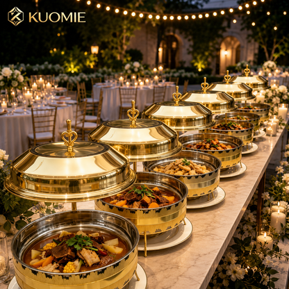20L Suspended Dome Chafing Dish | KUOMIE GrandServe